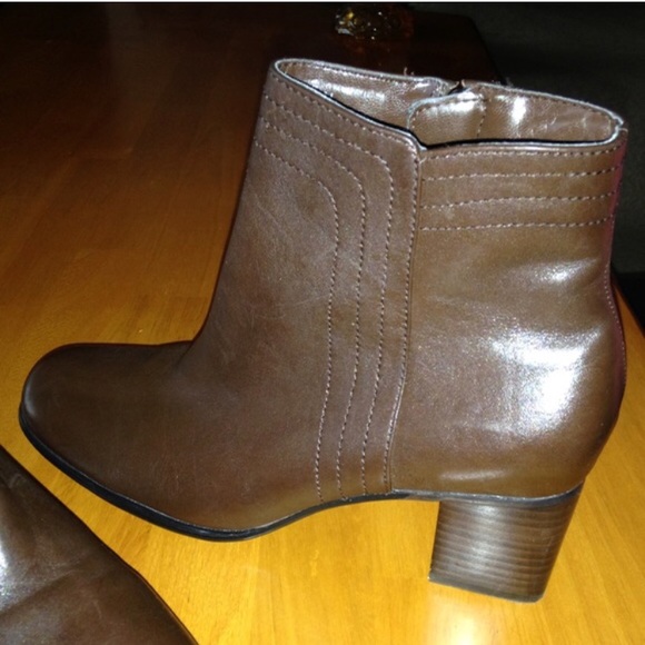 Leather Ankle Boots - Picture 2 of 3